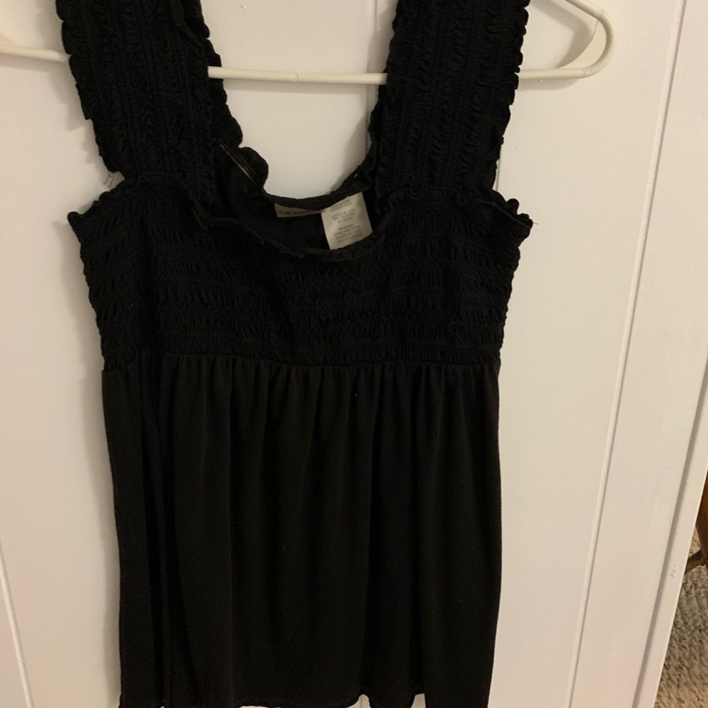 Black babydoll shirt size large